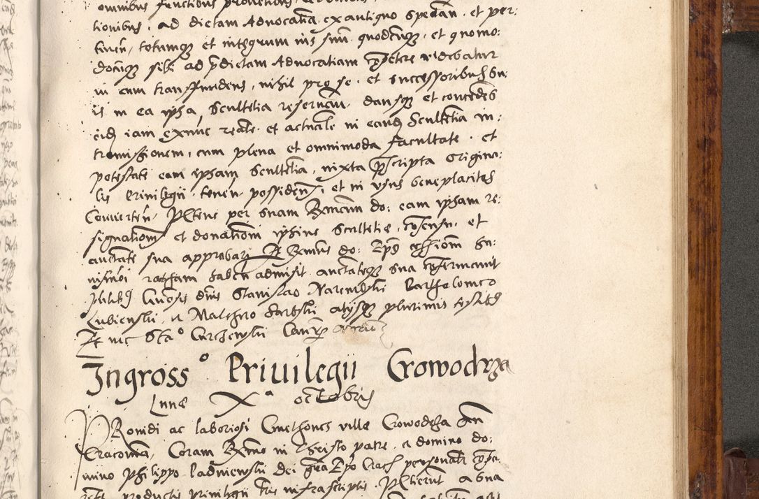 Zdjęcie nr 560 dla obiektu archiwalnego: Liber actorum tempore R. D. Philippi Padniewski, episcopi Cracoviensis et Regni Poloniae Vicecancellarii ad annum 1560, a die Augusti et per annos 1561, 1562 - 1572 usque ad 14 Aprilis registratorum.