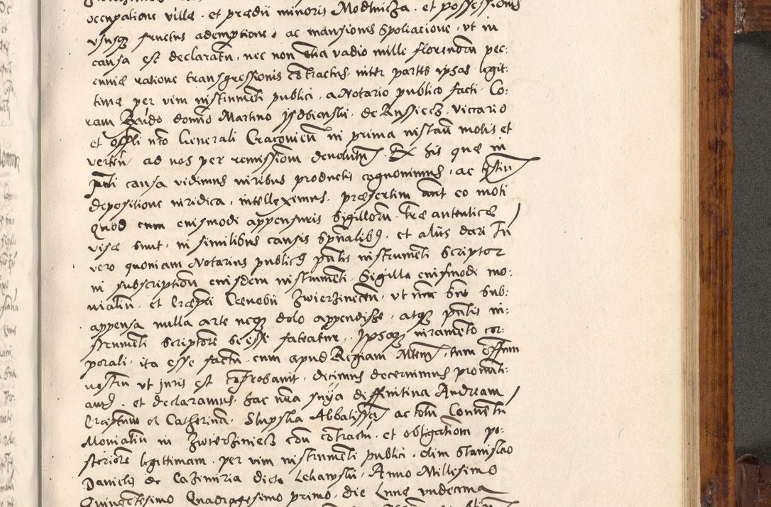 Zdjęcie nr 558 dla obiektu archiwalnego: Liber actorum tempore R. D. Philippi Padniewski, episcopi Cracoviensis et Regni Poloniae Vicecancellarii ad annum 1560, a die Augusti et per annos 1561, 1562 - 1572 usque ad 14 Aprilis registratorum.