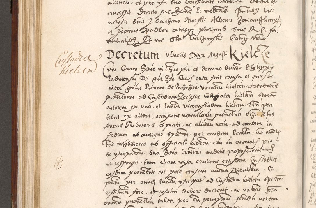 Zdjęcie nr 555 dla obiektu archiwalnego: Liber actorum tempore R. D. Philippi Padniewski, episcopi Cracoviensis et Regni Poloniae Vicecancellarii ad annum 1560, a die Augusti et per annos 1561, 1562 - 1572 usque ad 14 Aprilis registratorum.