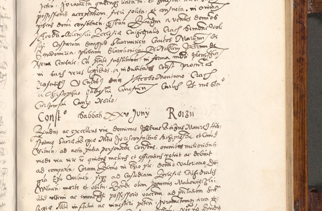 Zdjęcie nr 552 dla obiektu archiwalnego: Liber actorum tempore R. D. Philippi Padniewski, episcopi Cracoviensis et Regni Poloniae Vicecancellarii ad annum 1560, a die Augusti et per annos 1561, 1562 - 1572 usque ad 14 Aprilis registratorum.
