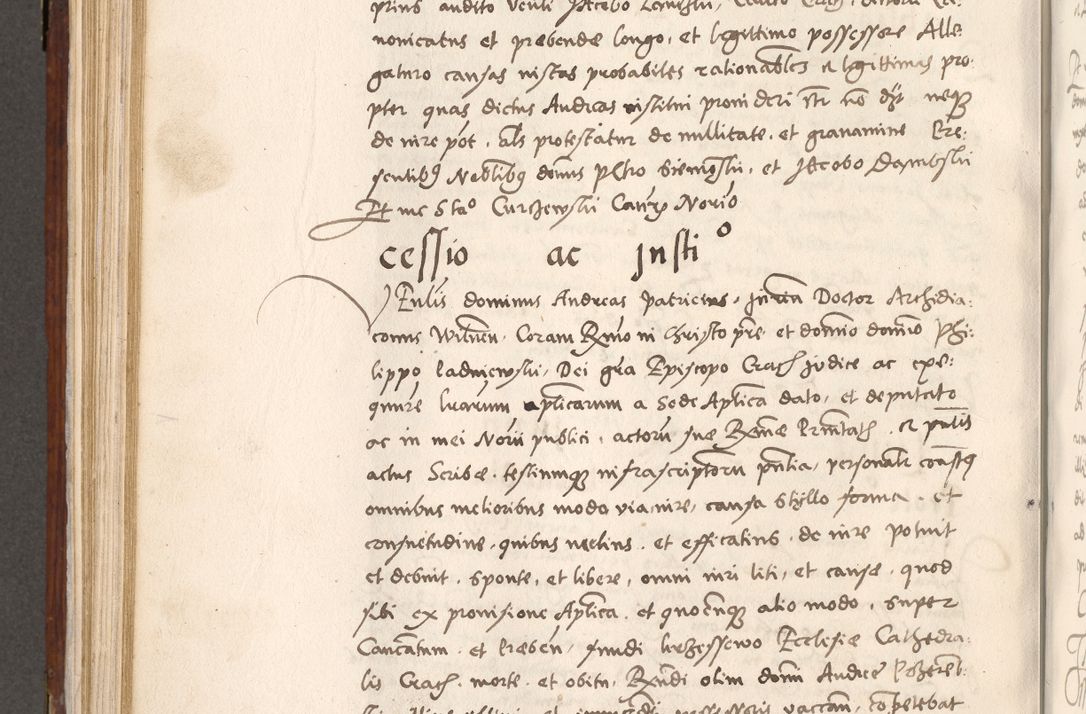 Zdjęcie nr 549 dla obiektu archiwalnego: Liber actorum tempore R. D. Philippi Padniewski, episcopi Cracoviensis et Regni Poloniae Vicecancellarii ad annum 1560, a die Augusti et per annos 1561, 1562 - 1572 usque ad 14 Aprilis registratorum.