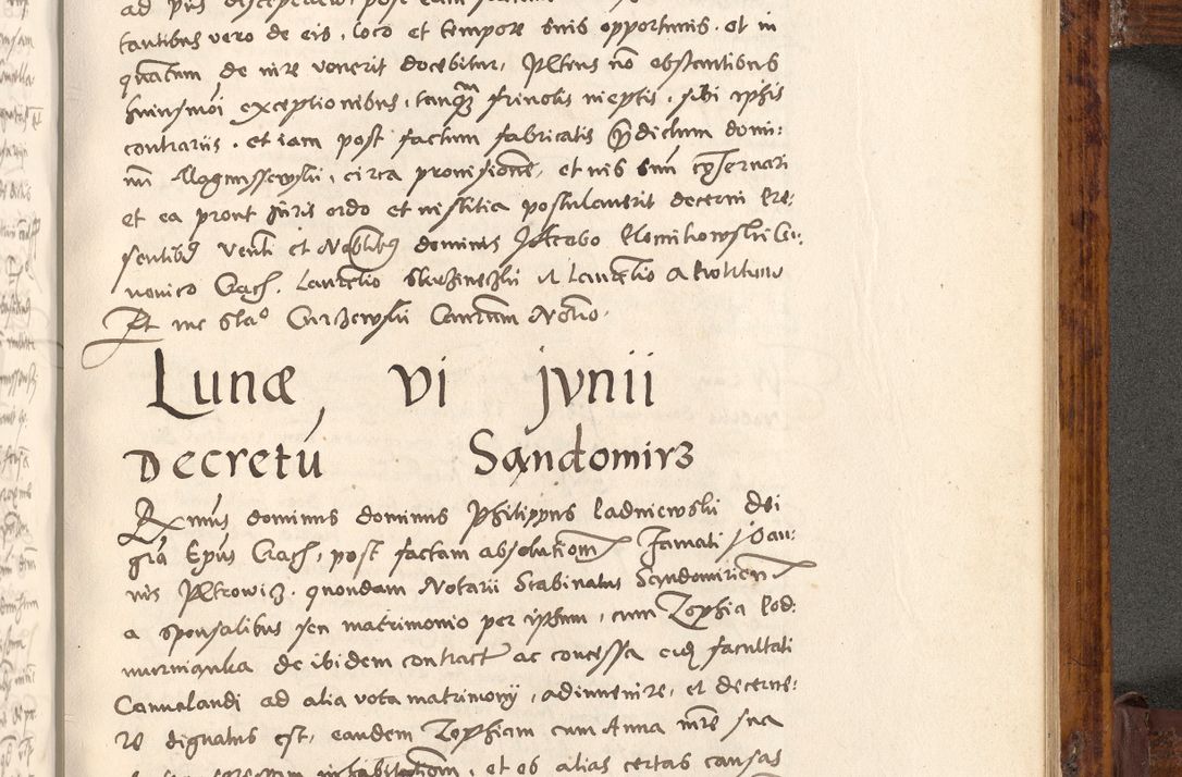Zdjęcie nr 546 dla obiektu archiwalnego: Liber actorum tempore R. D. Philippi Padniewski, episcopi Cracoviensis et Regni Poloniae Vicecancellarii ad annum 1560, a die Augusti et per annos 1561, 1562 - 1572 usque ad 14 Aprilis registratorum.