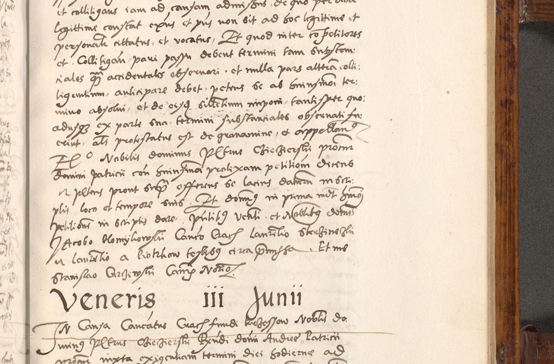 Zdjęcie nr 544 dla obiektu archiwalnego: Liber actorum tempore R. D. Philippi Padniewski, episcopi Cracoviensis et Regni Poloniae Vicecancellarii ad annum 1560, a die Augusti et per annos 1561, 1562 - 1572 usque ad 14 Aprilis registratorum.