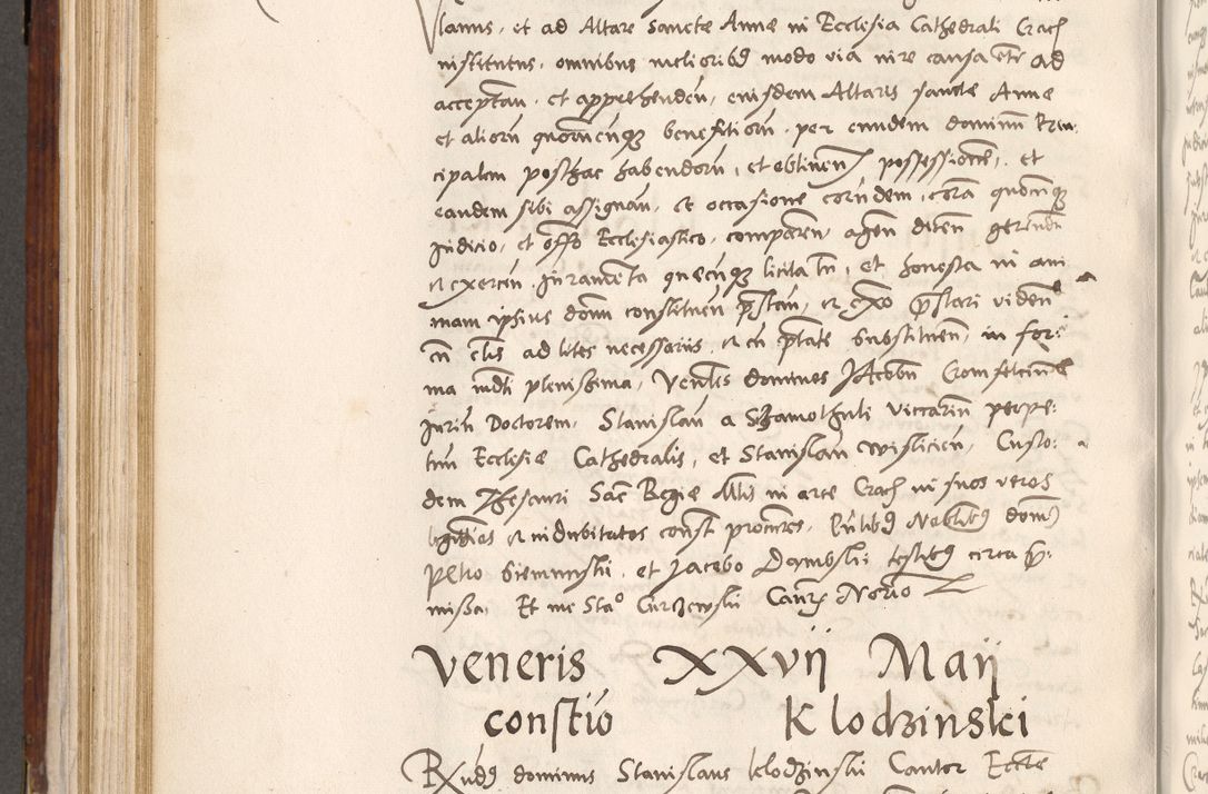 Zdjęcie nr 539 dla obiektu archiwalnego: Liber actorum tempore R. D. Philippi Padniewski, episcopi Cracoviensis et Regni Poloniae Vicecancellarii ad annum 1560, a die Augusti et per annos 1561, 1562 - 1572 usque ad 14 Aprilis registratorum.