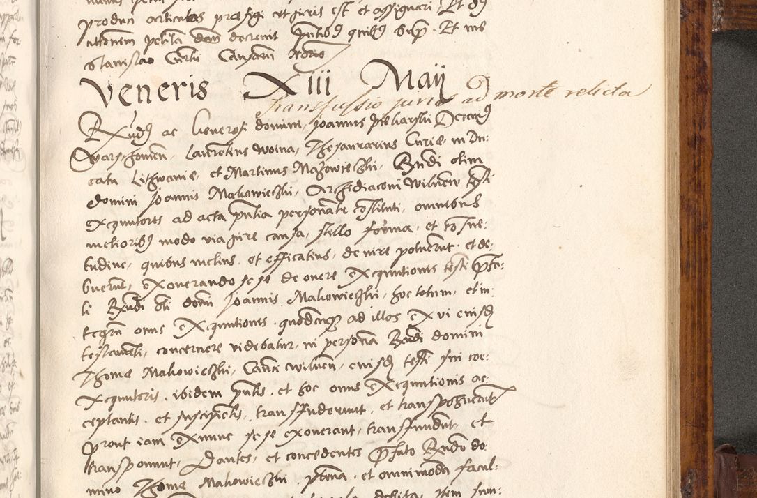 Zdjęcie nr 534 dla obiektu archiwalnego: Liber actorum tempore R. D. Philippi Padniewski, episcopi Cracoviensis et Regni Poloniae Vicecancellarii ad annum 1560, a die Augusti et per annos 1561, 1562 - 1572 usque ad 14 Aprilis registratorum.