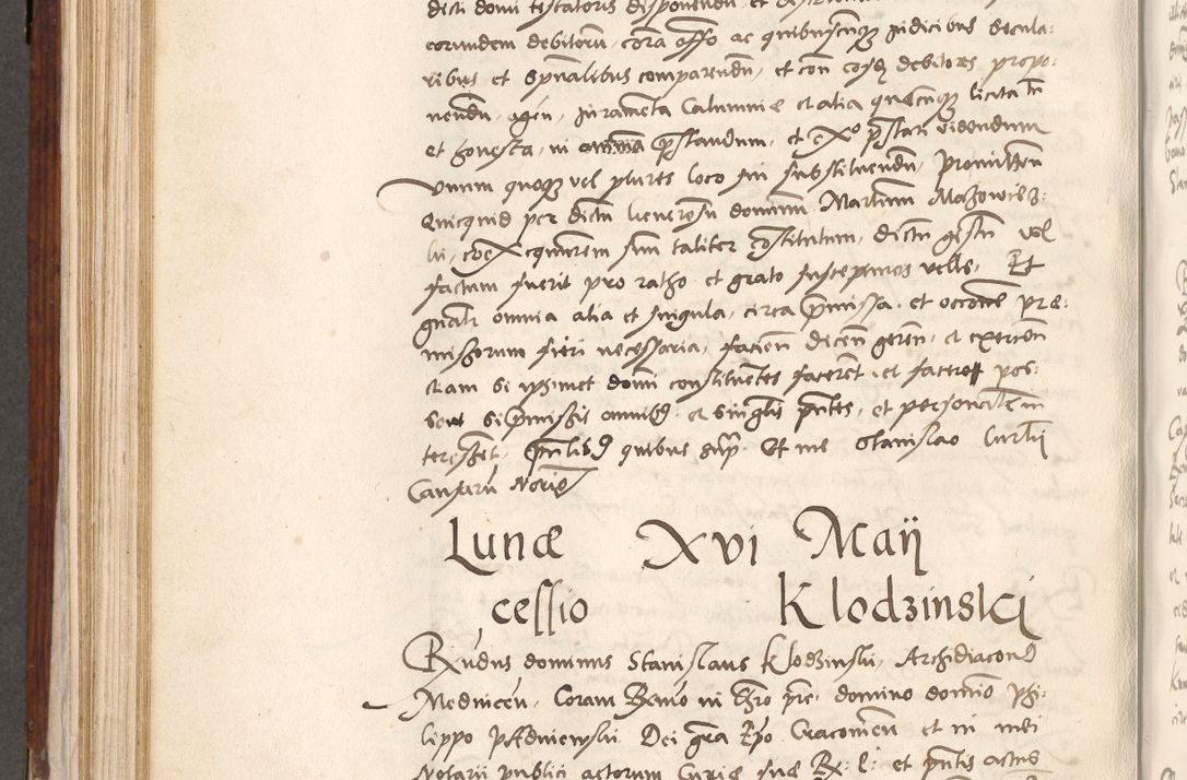 Zdjęcie nr 537 dla obiektu archiwalnego: Liber actorum tempore R. D. Philippi Padniewski, episcopi Cracoviensis et Regni Poloniae Vicecancellarii ad annum 1560, a die Augusti et per annos 1561, 1562 - 1572 usque ad 14 Aprilis registratorum.