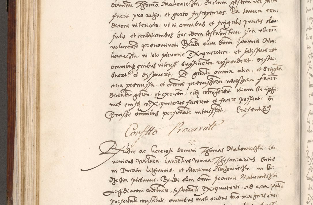 Zdjęcie nr 535 dla obiektu archiwalnego: Liber actorum tempore R. D. Philippi Padniewski, episcopi Cracoviensis et Regni Poloniae Vicecancellarii ad annum 1560, a die Augusti et per annos 1561, 1562 - 1572 usque ad 14 Aprilis registratorum.