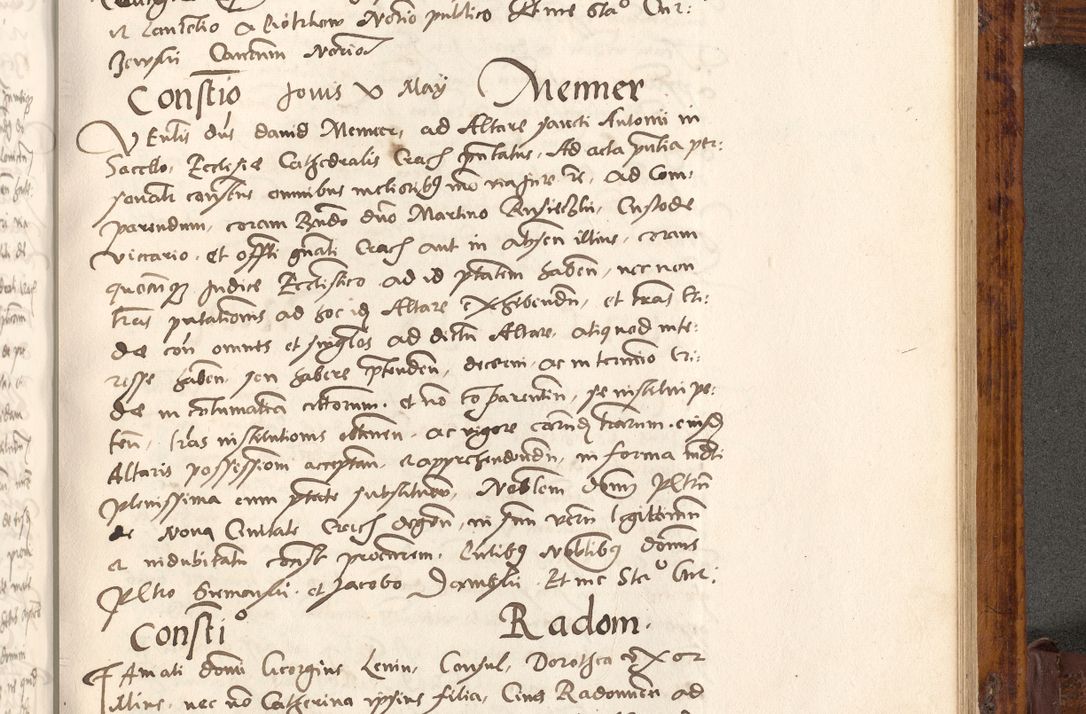 Zdjęcie nr 532 dla obiektu archiwalnego: Liber actorum tempore R. D. Philippi Padniewski, episcopi Cracoviensis et Regni Poloniae Vicecancellarii ad annum 1560, a die Augusti et per annos 1561, 1562 - 1572 usque ad 14 Aprilis registratorum.