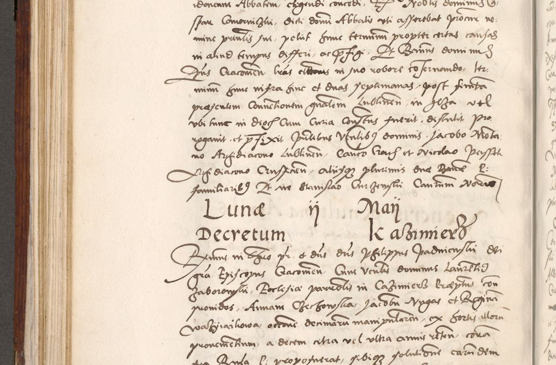 Zdjęcie nr 529 dla obiektu archiwalnego: Liber actorum tempore R. D. Philippi Padniewski, episcopi Cracoviensis et Regni Poloniae Vicecancellarii ad annum 1560, a die Augusti et per annos 1561, 1562 - 1572 usque ad 14 Aprilis registratorum.