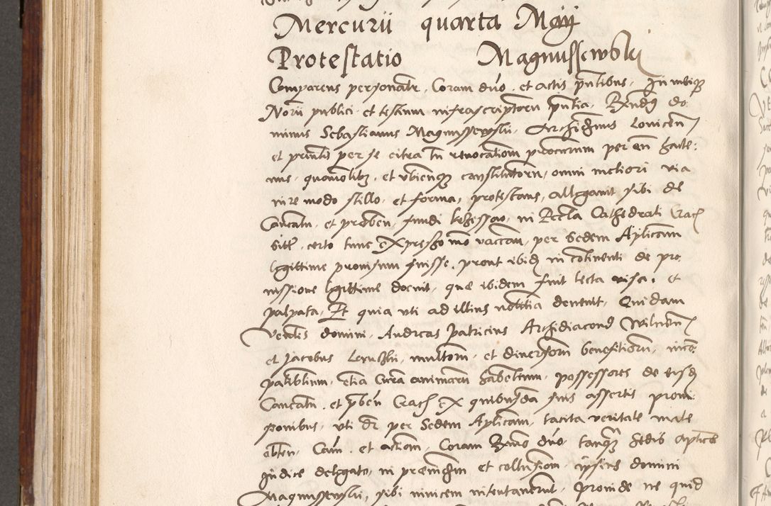 Zdjęcie nr 531 dla obiektu archiwalnego: Liber actorum tempore R. D. Philippi Padniewski, episcopi Cracoviensis et Regni Poloniae Vicecancellarii ad annum 1560, a die Augusti et per annos 1561, 1562 - 1572 usque ad 14 Aprilis registratorum.