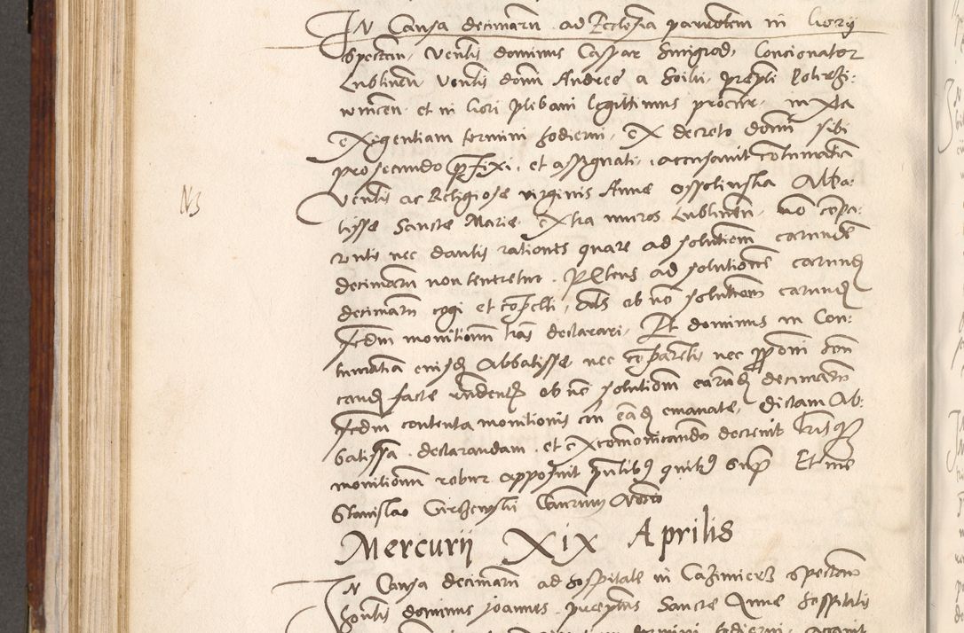 Zdjęcie nr 527 dla obiektu archiwalnego: Liber actorum tempore R. D. Philippi Padniewski, episcopi Cracoviensis et Regni Poloniae Vicecancellarii ad annum 1560, a die Augusti et per annos 1561, 1562 - 1572 usque ad 14 Aprilis registratorum.