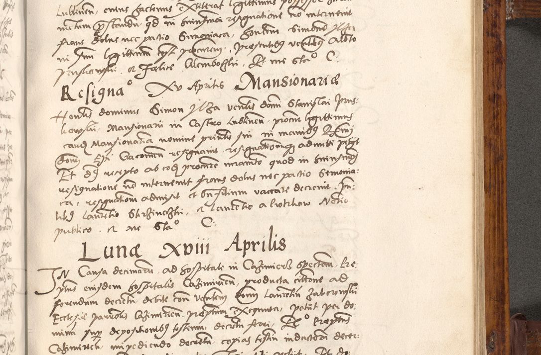 Zdjęcie nr 526 dla obiektu archiwalnego: Liber actorum tempore R. D. Philippi Padniewski, episcopi Cracoviensis et Regni Poloniae Vicecancellarii ad annum 1560, a die Augusti et per annos 1561, 1562 - 1572 usque ad 14 Aprilis registratorum.