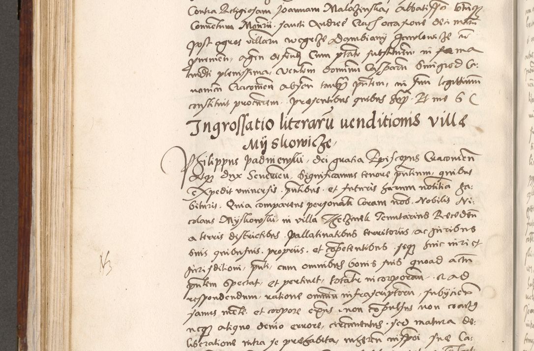 Zdjęcie nr 515 dla obiektu archiwalnego: Liber actorum tempore R. D. Philippi Padniewski, episcopi Cracoviensis et Regni Poloniae Vicecancellarii ad annum 1560, a die Augusti et per annos 1561, 1562 - 1572 usque ad 14 Aprilis registratorum.