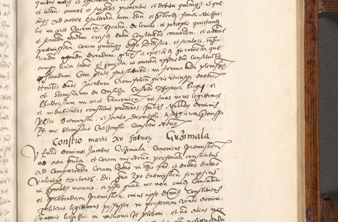 Zdjęcie nr 514 dla obiektu archiwalnego: Liber actorum tempore R. D. Philippi Padniewski, episcopi Cracoviensis et Regni Poloniae Vicecancellarii ad annum 1560, a die Augusti et per annos 1561, 1562 - 1572 usque ad 14 Aprilis registratorum.