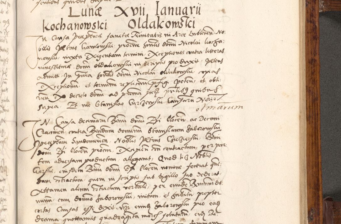 Zdjęcie nr 506 dla obiektu archiwalnego: Liber actorum tempore R. D. Philippi Padniewski, episcopi Cracoviensis et Regni Poloniae Vicecancellarii ad annum 1560, a die Augusti et per annos 1561, 1562 - 1572 usque ad 14 Aprilis registratorum.