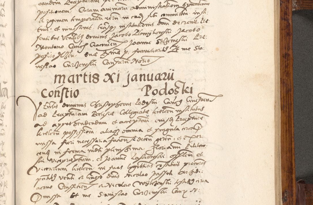 Zdjęcie nr 504 dla obiektu archiwalnego: Liber actorum tempore R. D. Philippi Padniewski, episcopi Cracoviensis et Regni Poloniae Vicecancellarii ad annum 1560, a die Augusti et per annos 1561, 1562 - 1572 usque ad 14 Aprilis registratorum.