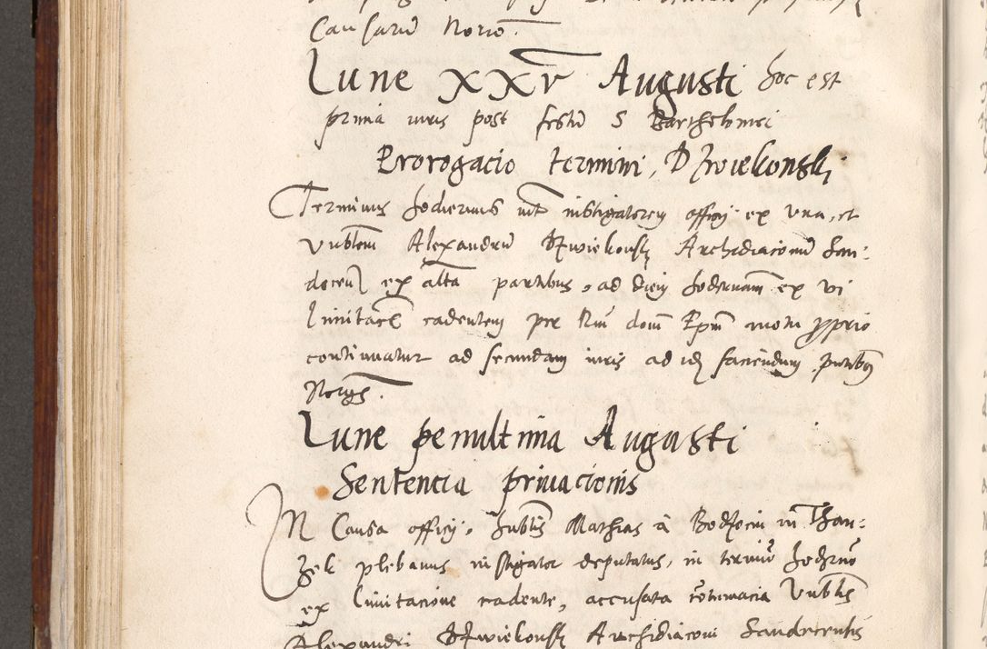 Zdjęcie nr 495 dla obiektu archiwalnego: Liber actorum tempore R. D. Philippi Padniewski, episcopi Cracoviensis et Regni Poloniae Vicecancellarii ad annum 1560, a die Augusti et per annos 1561, 1562 - 1572 usque ad 14 Aprilis registratorum.