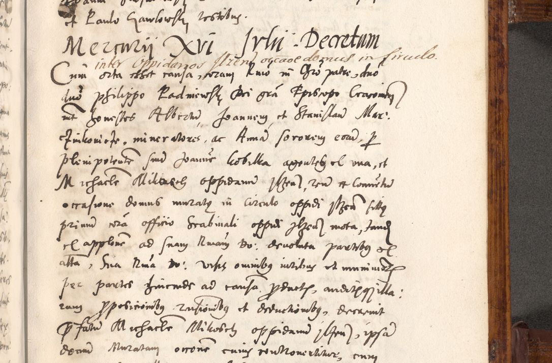 Zdjęcie nr 456 dla obiektu archiwalnego: Liber actorum tempore R. D. Philippi Padniewski, episcopi Cracoviensis et Regni Poloniae Vicecancellarii ad annum 1560, a die Augusti et per annos 1561, 1562 - 1572 usque ad 14 Aprilis registratorum.