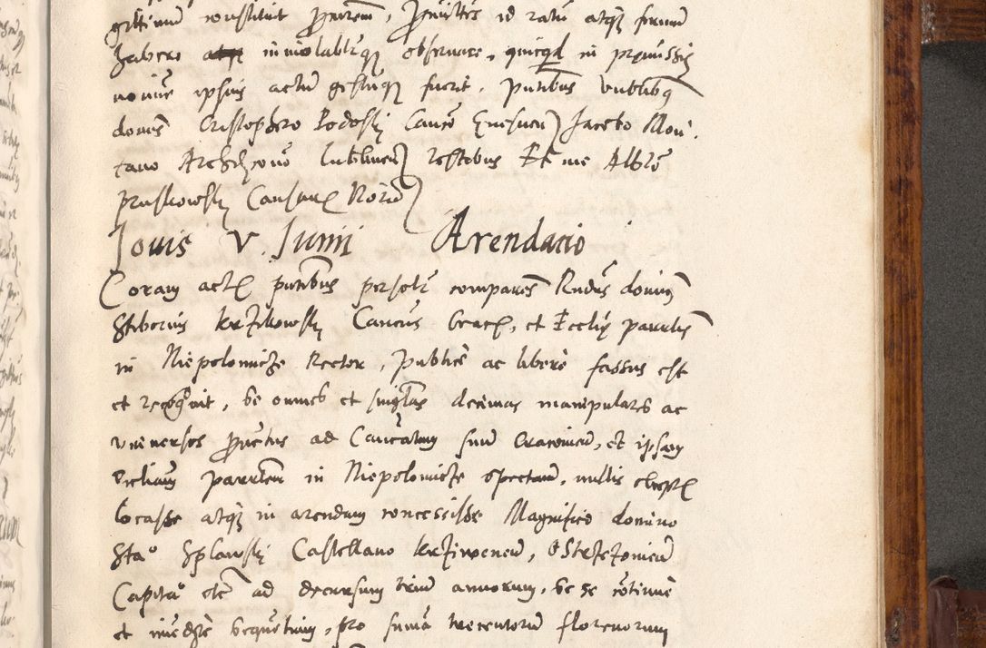 Zdjęcie nr 448 dla obiektu archiwalnego: Liber actorum tempore R. D. Philippi Padniewski, episcopi Cracoviensis et Regni Poloniae Vicecancellarii ad annum 1560, a die Augusti et per annos 1561, 1562 - 1572 usque ad 14 Aprilis registratorum.