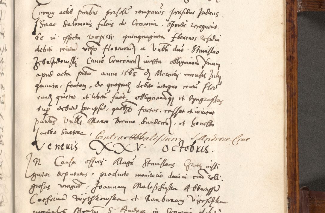 Zdjęcie nr 428 dla obiektu archiwalnego: Liber actorum tempore R. D. Philippi Padniewski, episcopi Cracoviensis et Regni Poloniae Vicecancellarii ad annum 1560, a die Augusti et per annos 1561, 1562 - 1572 usque ad 14 Aprilis registratorum.