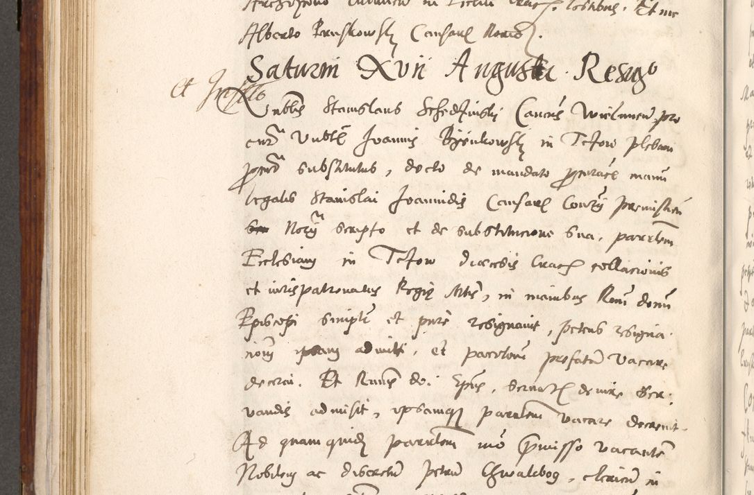 Zdjęcie nr 415 dla obiektu archiwalnego: Liber actorum tempore R. D. Philippi Padniewski, episcopi Cracoviensis et Regni Poloniae Vicecancellarii ad annum 1560, a die Augusti et per annos 1561, 1562 - 1572 usque ad 14 Aprilis registratorum.
