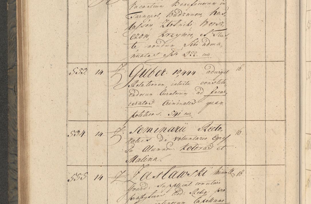 Zdjęcie nr 103 dla obiektu archiwalnego: Protocollon exhibitorum consistorii metropolitani Leopoliensis ex anno 1816