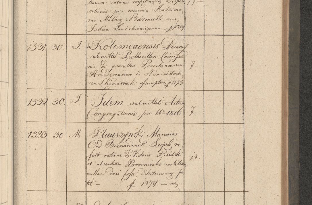Zdjęcie nr 292 dla obiektu archiwalnego: Protocollon exhibitorum consistorii metropolitani Leopoliensis ex anno 1816