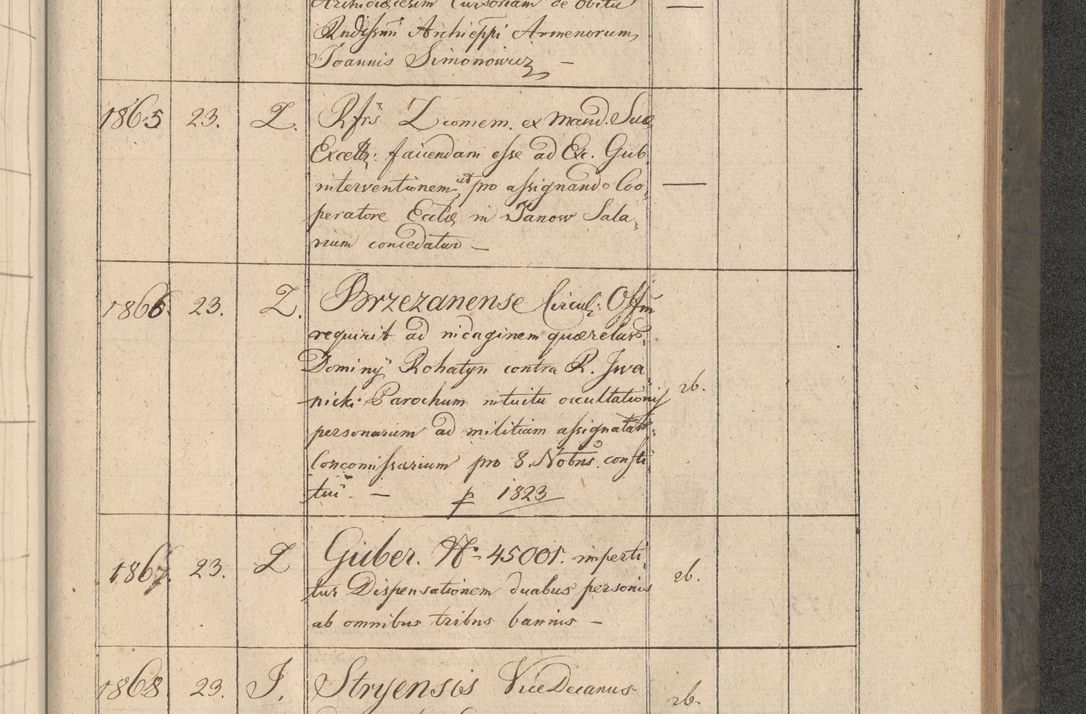 Zdjęcie nr 348 dla obiektu archiwalnego: Protocollon exhibitorum consistorii metropolitani Leopoliensis ex anno 1816