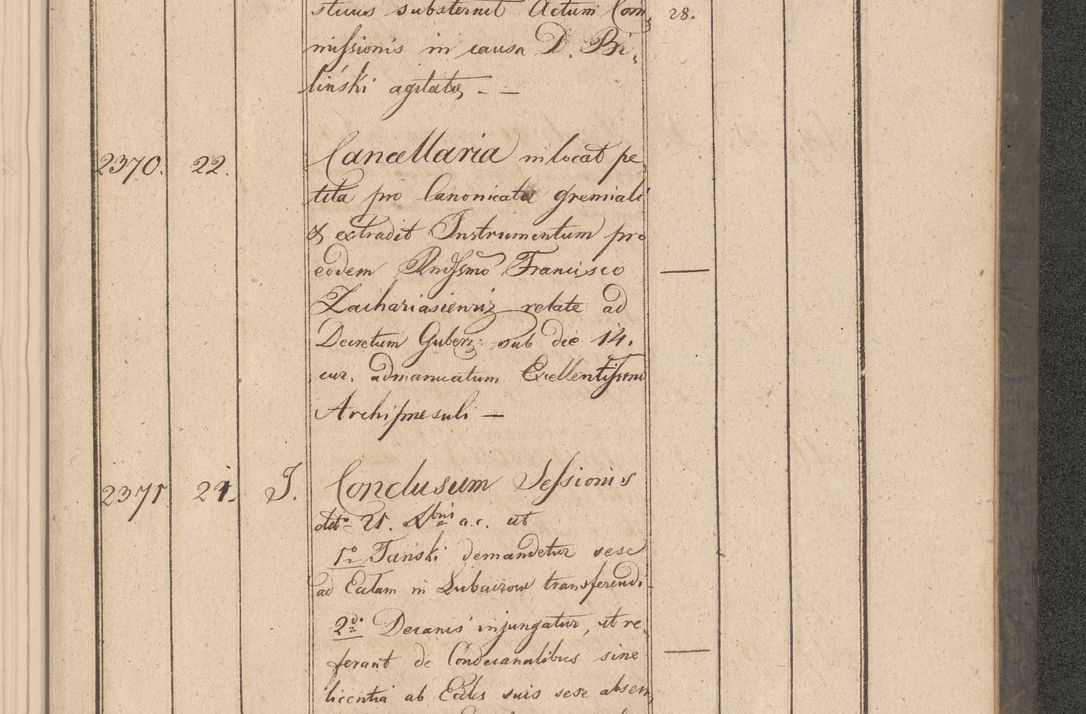 Zdjęcie nr 422 dla obiektu archiwalnego: Protocollon exhibitorum consistorii metropolitani Leopoliensis ex anno 1816