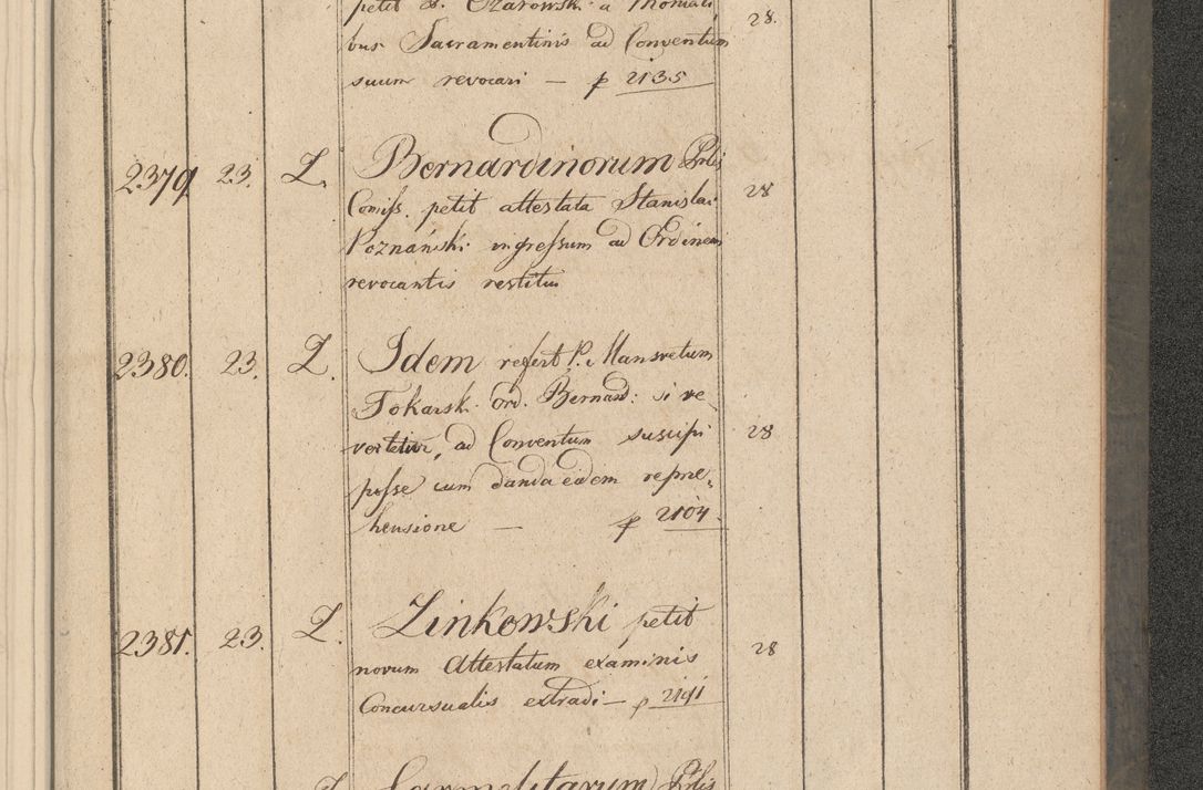 Zdjęcie nr 424 dla obiektu archiwalnego: Protocollon exhibitorum consistorii metropolitani Leopoliensis ex anno 1816