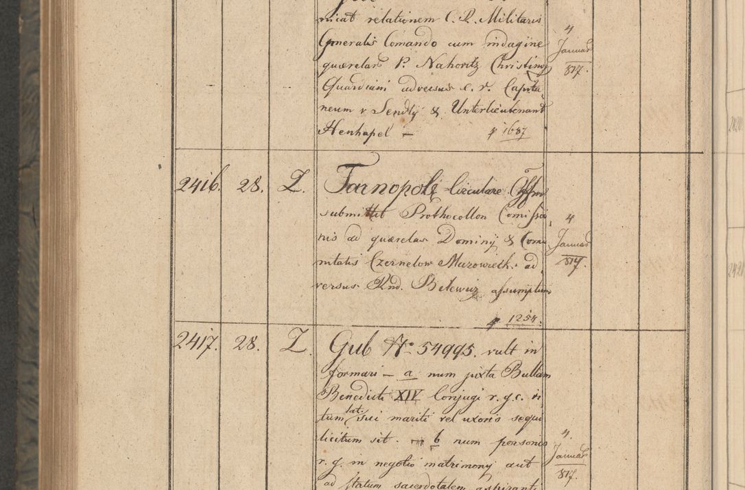 Zdjęcie nr 431 dla obiektu archiwalnego: Protocollon exhibitorum consistorii metropolitani Leopoliensis ex anno 1816