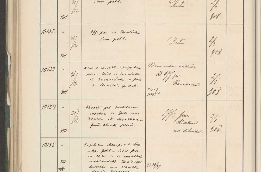 Zdjęcie nr 652 dla obiektu archiwalnego: Protocollum 1907 r.