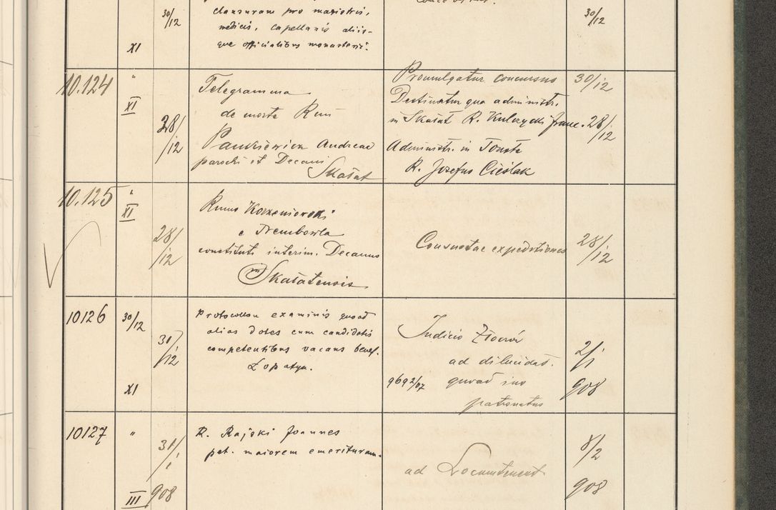 Zdjęcie nr 651 dla obiektu archiwalnego: Protocollum 1907 r.