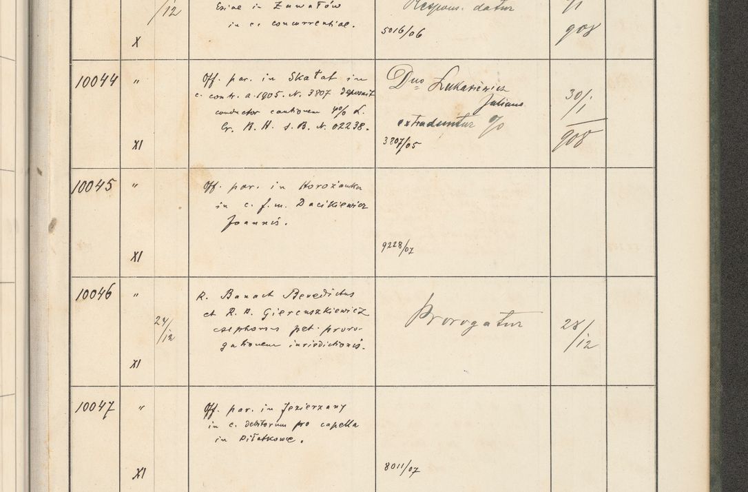 Zdjęcie nr 641 dla obiektu archiwalnego: Protocollum 1907 r.