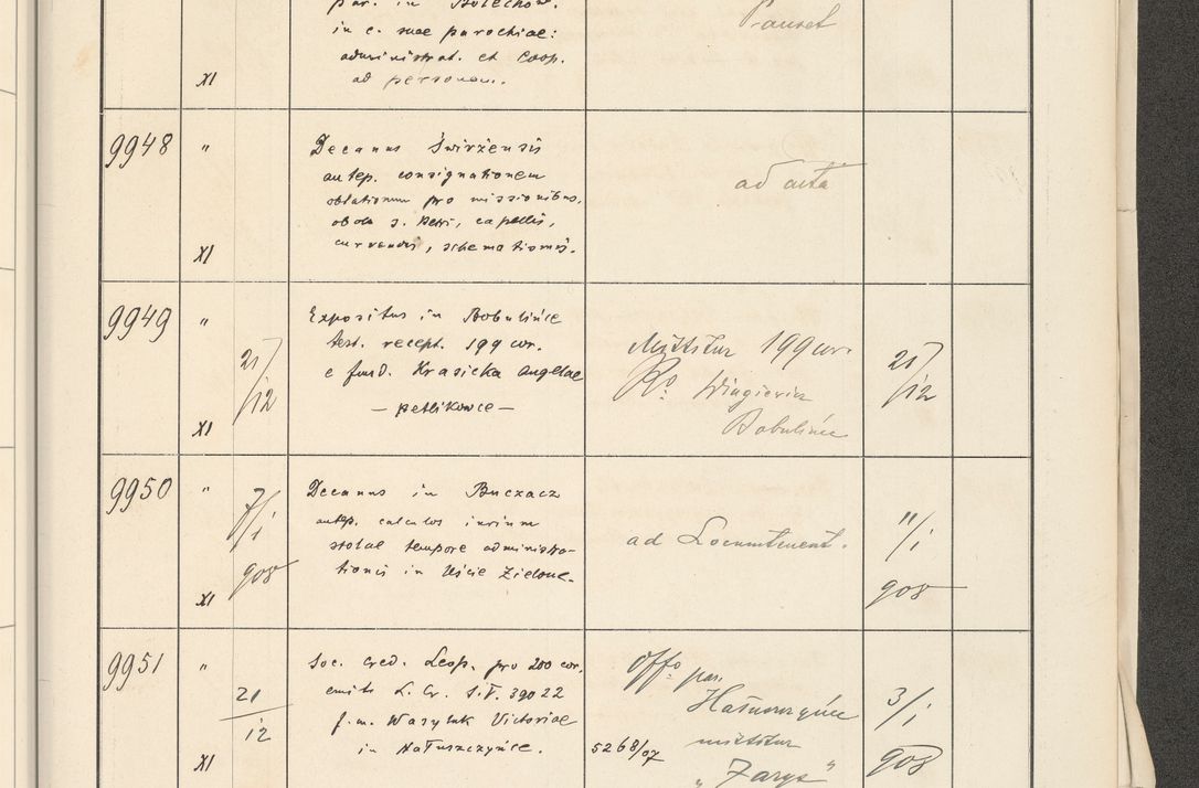 Zdjęcie nr 629 dla obiektu archiwalnego: Protocollum 1907 r.