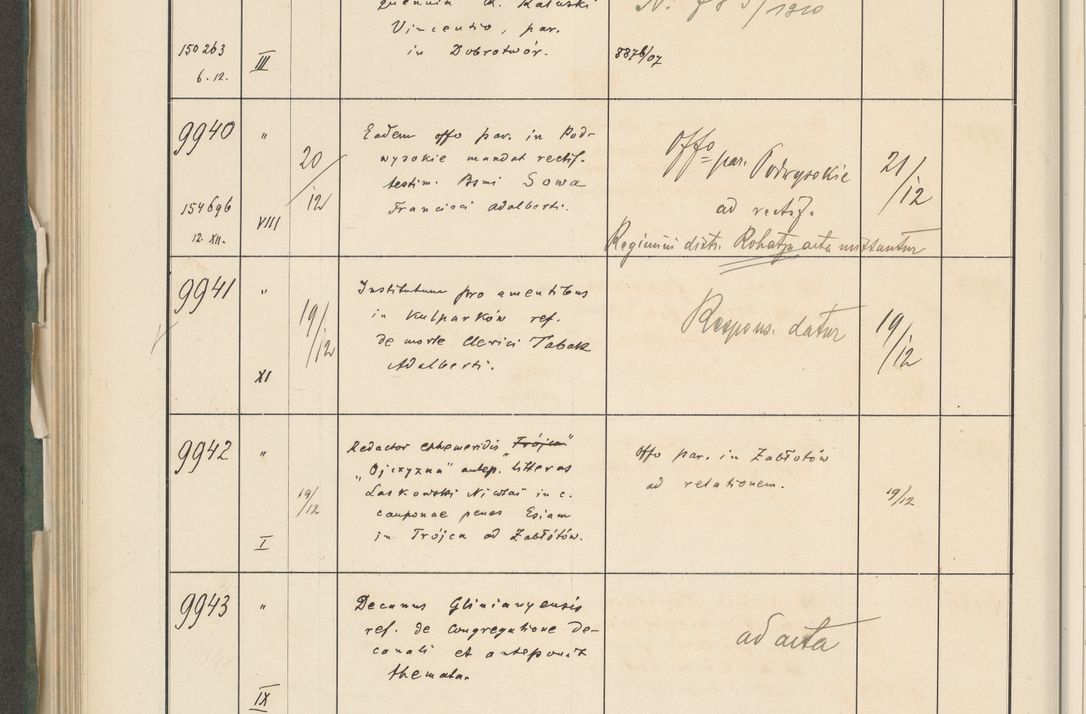 Zdjęcie nr 628 dla obiektu archiwalnego: Protocollum 1907 r.