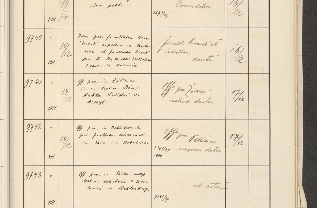 Zdjęcie nr 603 dla obiektu archiwalnego: Protocollum 1907 r.