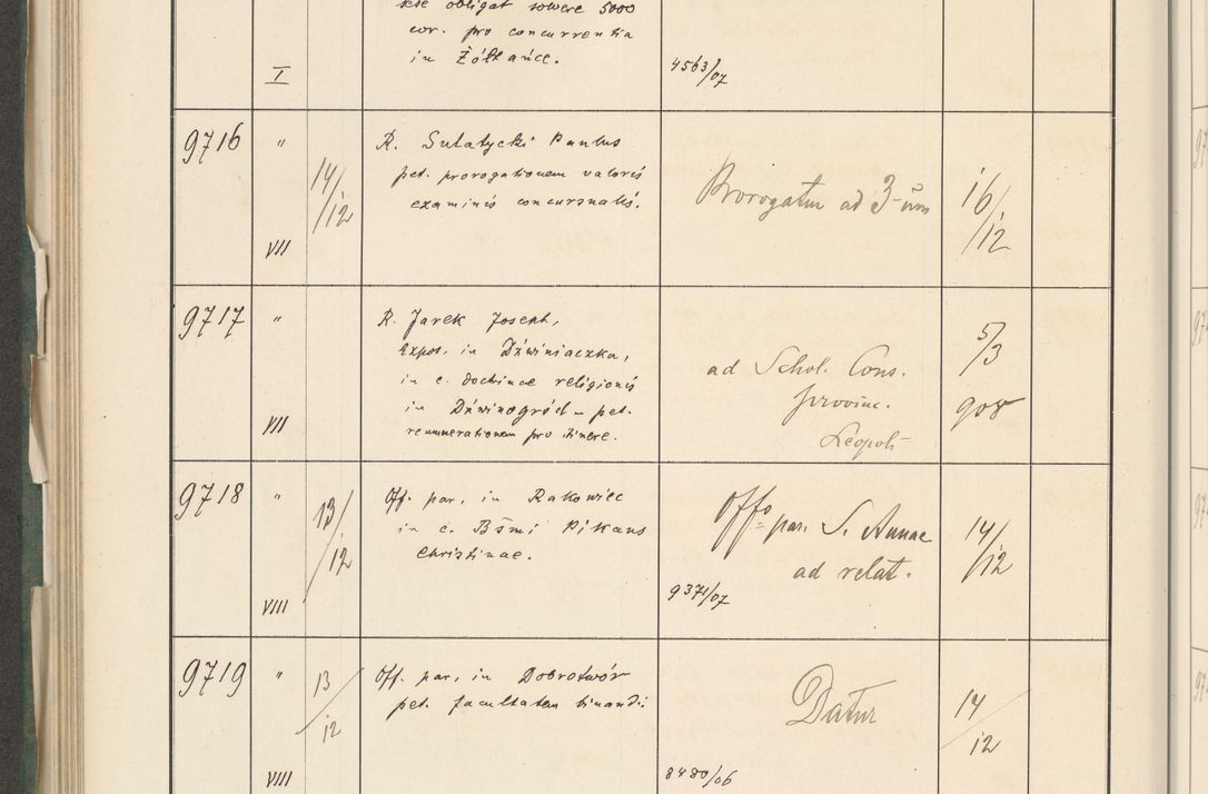 Zdjęcie nr 600 dla obiektu archiwalnego: Protocollum 1907 r.