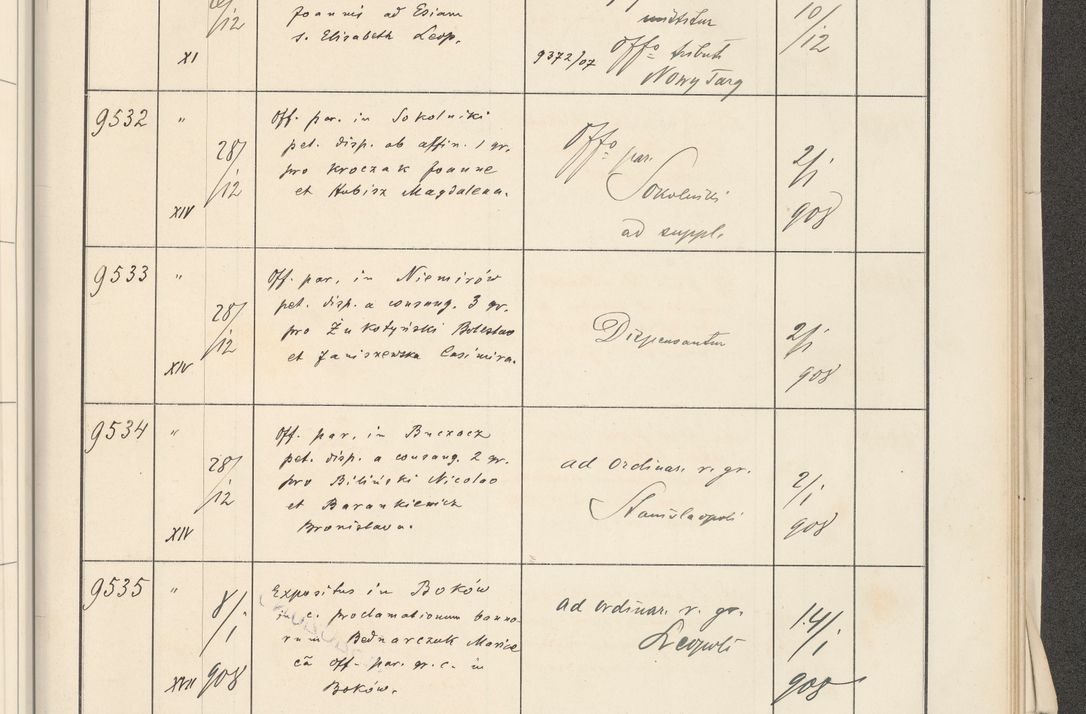 Zdjęcie nr 577 dla obiektu archiwalnego: Protocollum 1907 r.