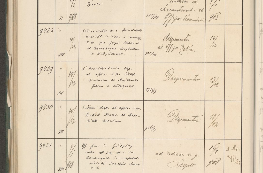 Zdjęcie nr 564 dla obiektu archiwalnego: Protocollum 1907 r.