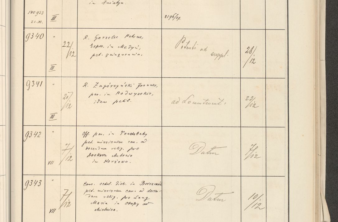 Zdjęcie nr 553 dla obiektu archiwalnego: Protocollum 1907 r.