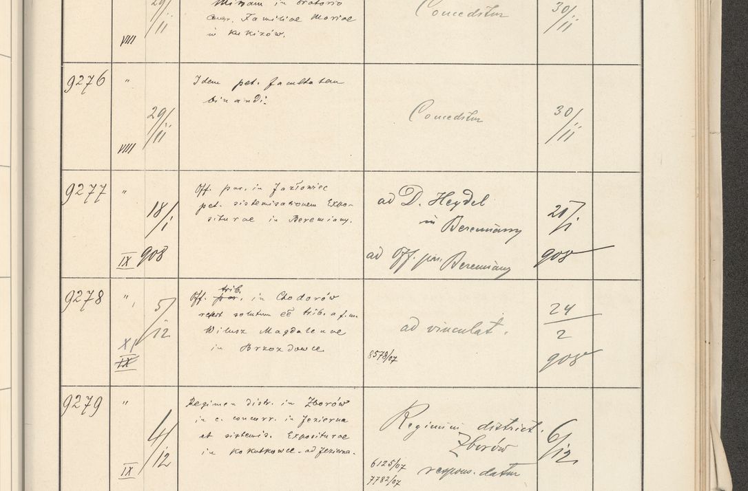 Zdjęcie nr 545 dla obiektu archiwalnego: Protocollum 1907 r.