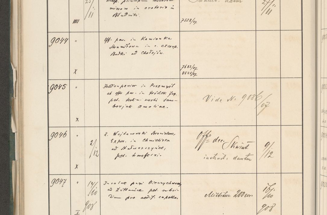 Zdjęcie nr 516 dla obiektu archiwalnego: Protocollum 1907 r.
