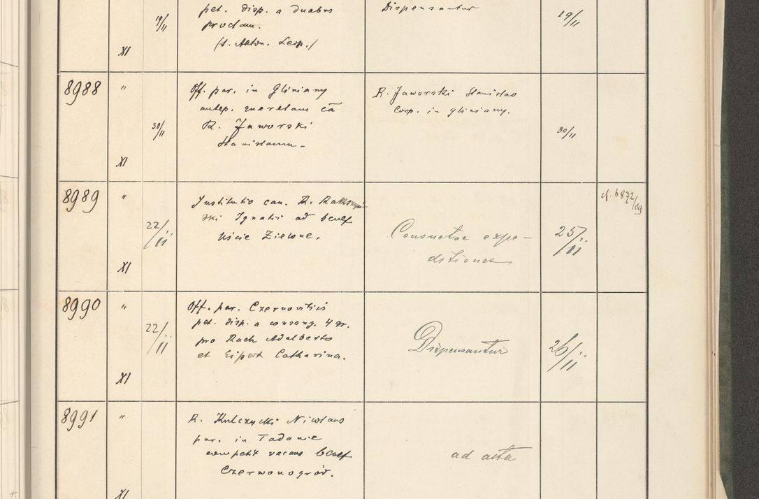 Zdjęcie nr 509 dla obiektu archiwalnego: Protocollum 1907 r.