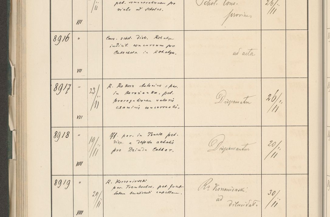 Zdjęcie nr 500 dla obiektu archiwalnego: Protocollum 1907 r.