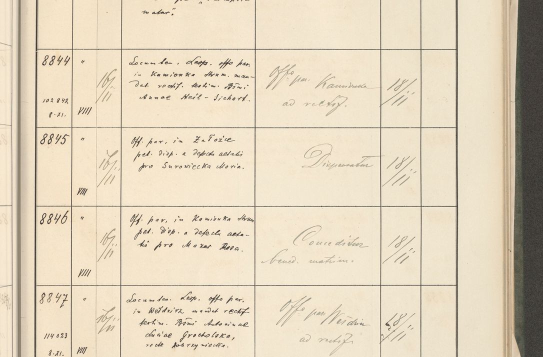 Zdjęcie nr 491 dla obiektu archiwalnego: Protocollum 1907 r.