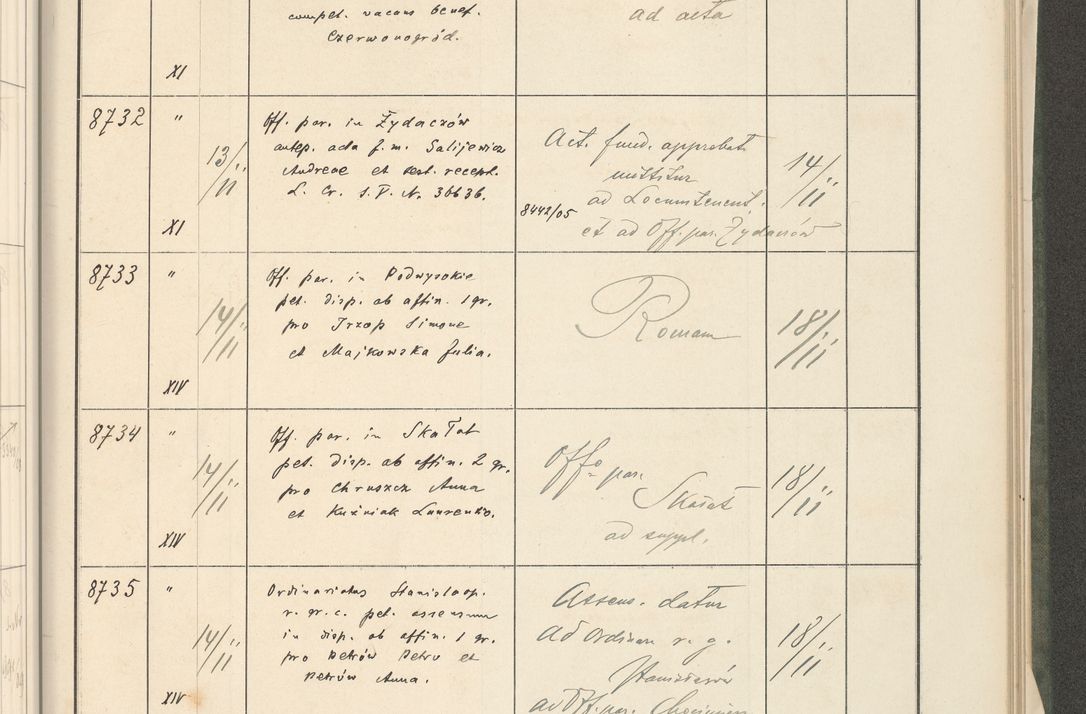 Zdjęcie nr 477 dla obiektu archiwalnego: Protocollum 1907 r.