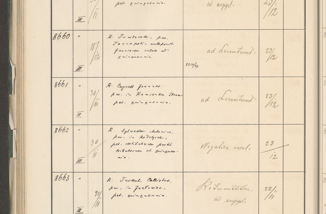 Zdjęcie nr 468 dla obiektu archiwalnego: Protocollum 1907 r.