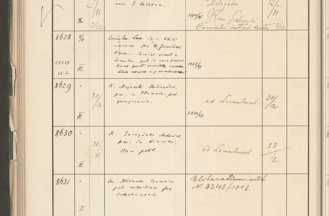 Zdjęcie nr 464 dla obiektu archiwalnego: Protocollum 1907 r.