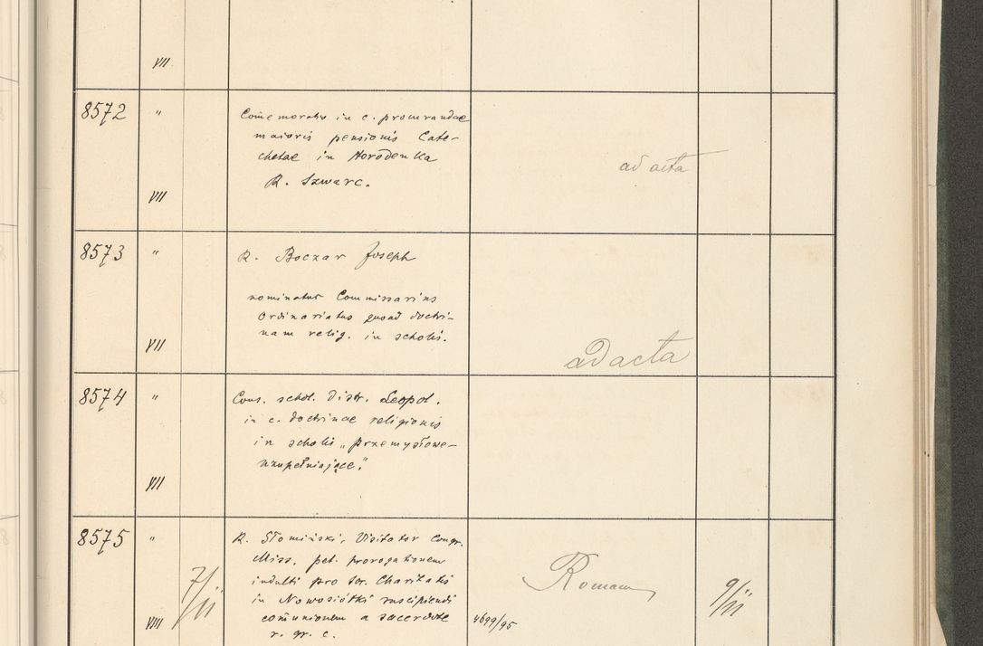 Zdjęcie nr 457 dla obiektu archiwalnego: Protocollum 1907 r.